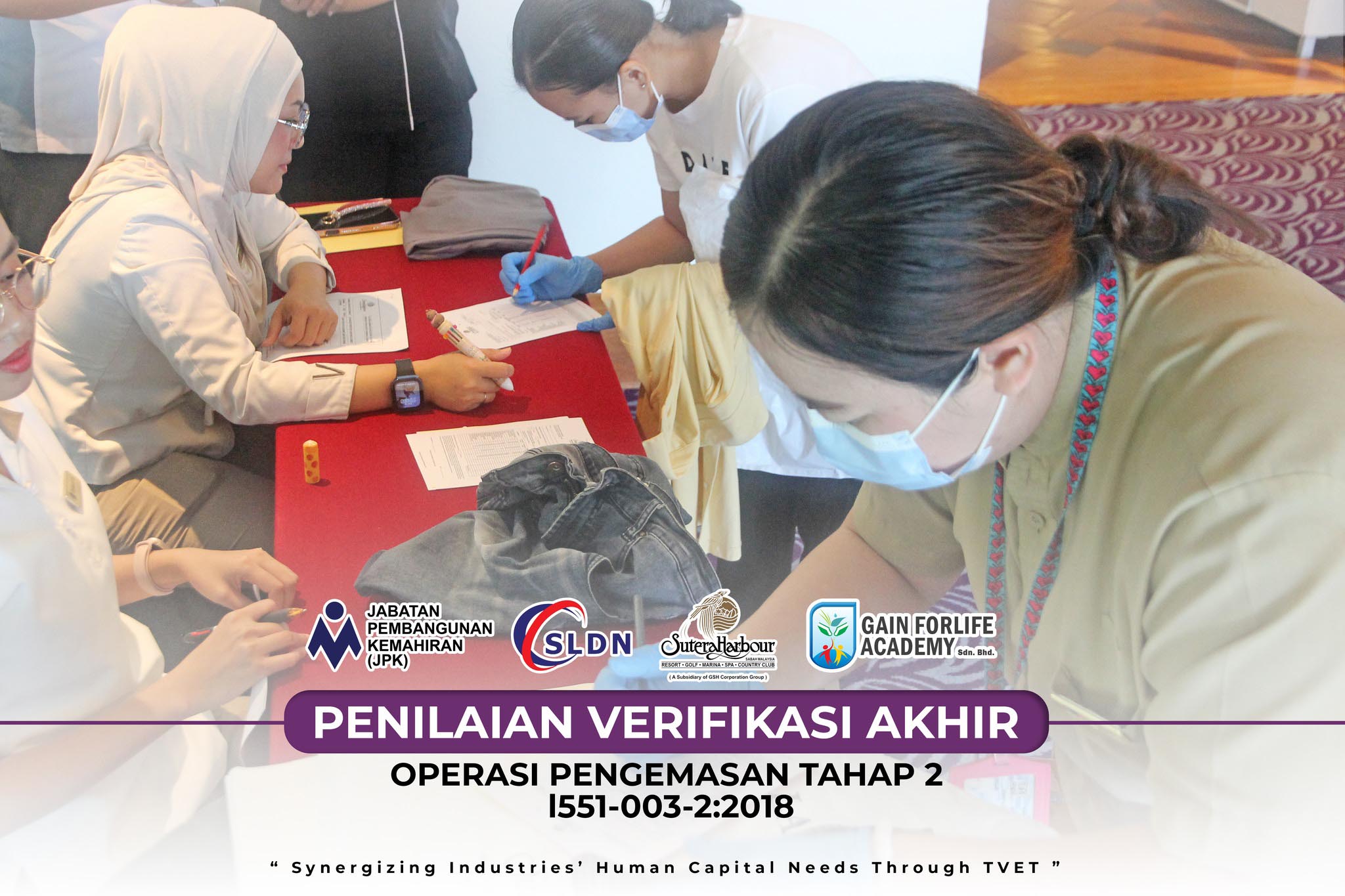 Penilaian Verifikasi Akhir SLDN - Operasi Pengemasan (Modular)